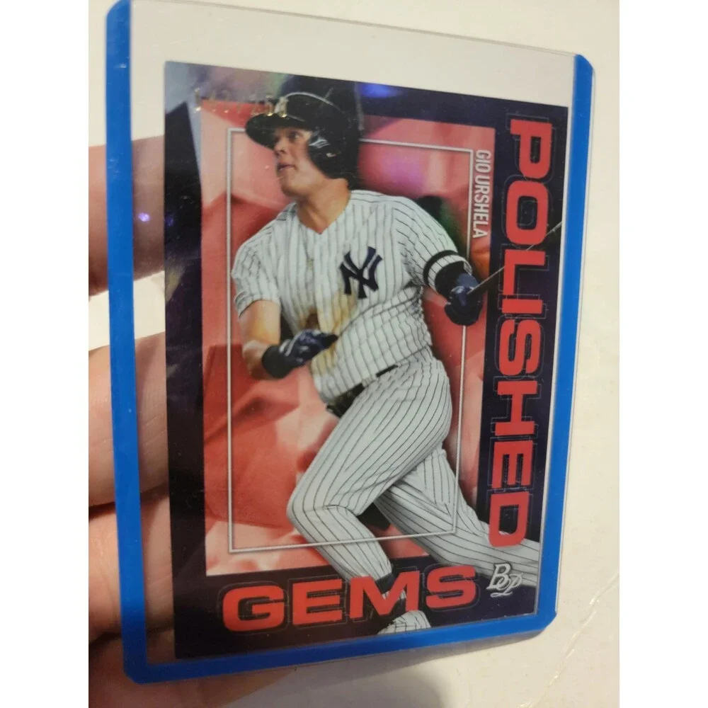 2020 Bowman Platinum Gio Urshela #/250 Insert Polished Gems NY YANKEES